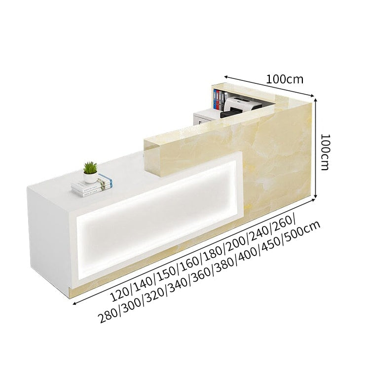 引き出し キーボードトレイ バイカラー 上部天板 鏡面仕上げ 受付カウンター 受付台 レジ台 マーブル柄 多色 おしゃれ 上質 カスタマイズ可能 JDT-C048 CHICKAGU