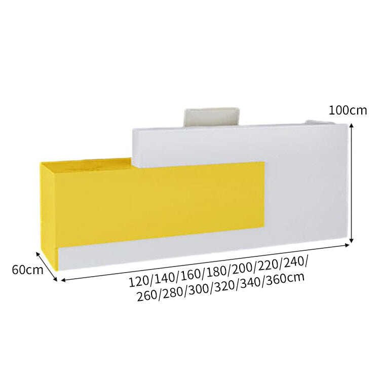 大容量収納 店舗用 受付カウンター カウンタテーブル 受付台 オフィス受付 エントランス受付 ホワイト カスタマイズ可能 JDT-C024 CHICKAGU