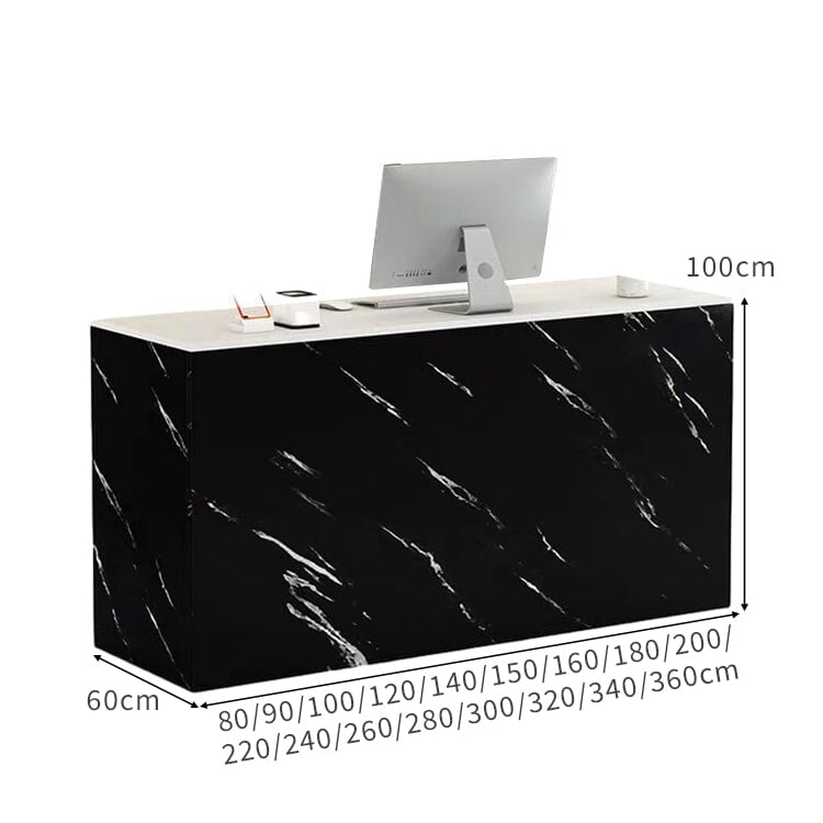 エコ板材 安全無臭 耐久性 大容量 収納 扉付き 仕切り板 カウンター 受付カウンター レジ台 受付台 シンプル 洗練 おしゃれ 上質 カスタマイズ可能 JDT-A454 chickagu