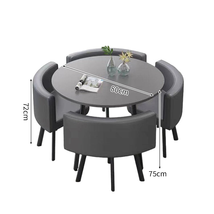 スチールフレーム 高耐荷重 安定性 R仕上げ コットンリネン 通気性 テーブル チェア セット 応接用 シンプル 簡素 カスタマイズ可能 JDZH-A408 chickagu