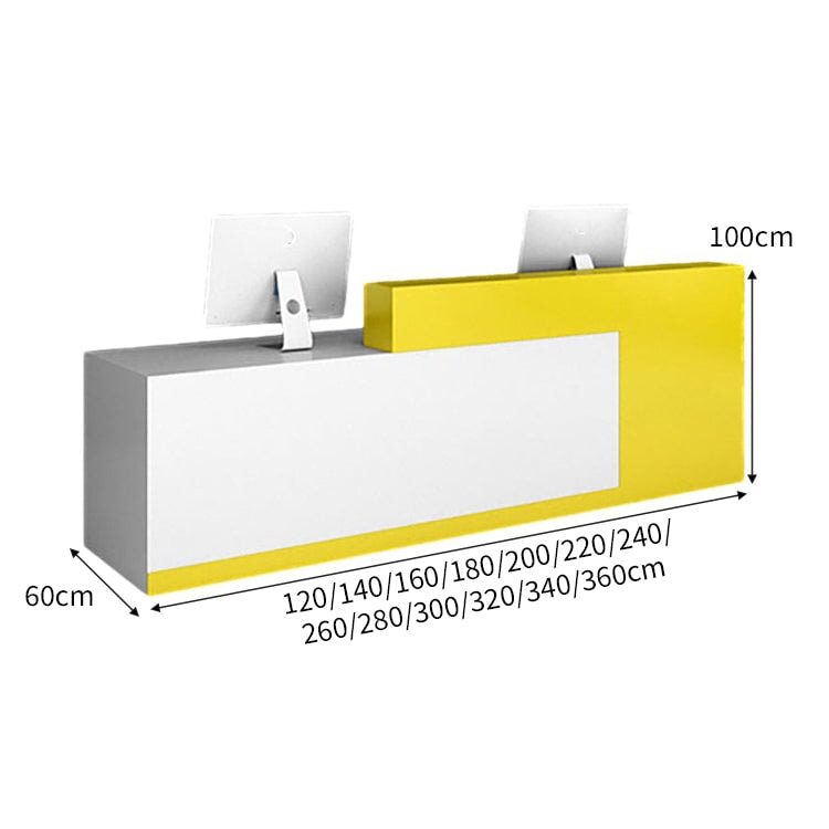 大容量収納 店舗用 受付カウンター カウンタテーブル 受付台 オフィス受付 エントランス受付 ホワイト カスタマイズ可能 JDT-C024 CHICKAGU