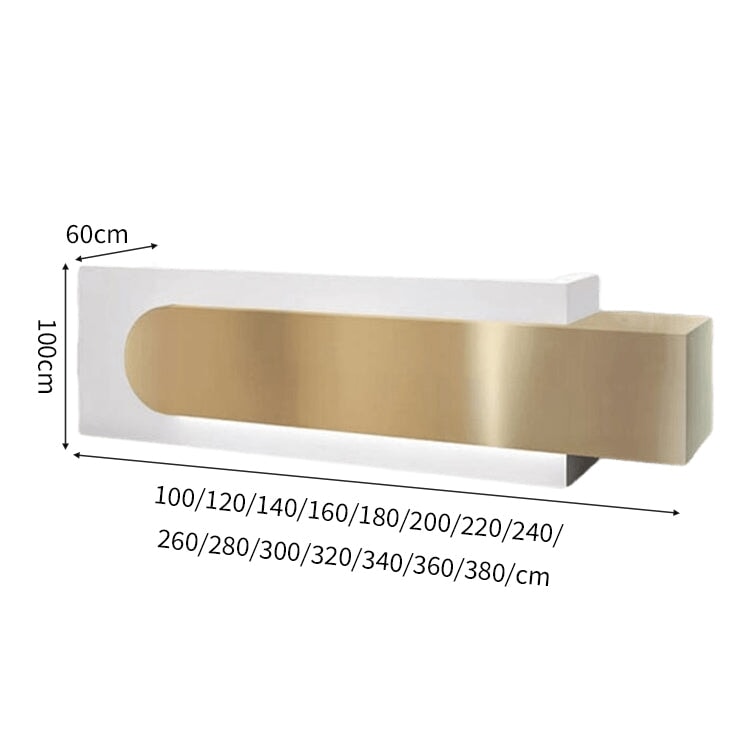 上部天板 分類収納 大容量 ステンレス鋼 光沢感 木材 バイカラー 受付カウンター カウンター レジ台 おしゃれ モダン 洗練 カスタマイズ可能 JDT-C053