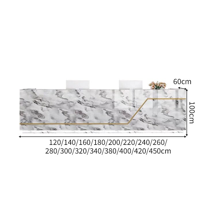 優れた収納機能 多目的 エコ板材 配線穴キャップ LEDライト 鏡面仕上げ カウンター 受付カウンター レジ台 ツヤあり おしゃれ モダン カスタマイズ可能 JDT-A416 chickagu