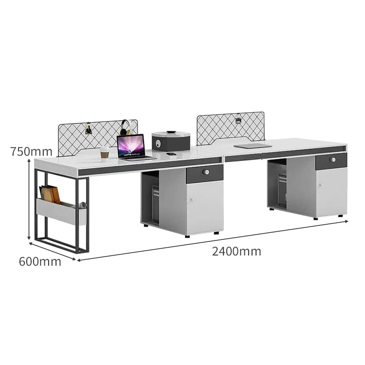 ㍶収納 トップパネル付き サイドキャビネット ダイヤル錠 スチール脚 オープン収納 オフィスデスク ワークデスク パソコンデスク 事務机 ホワイト カスタマイズ可能 BGZ-C065