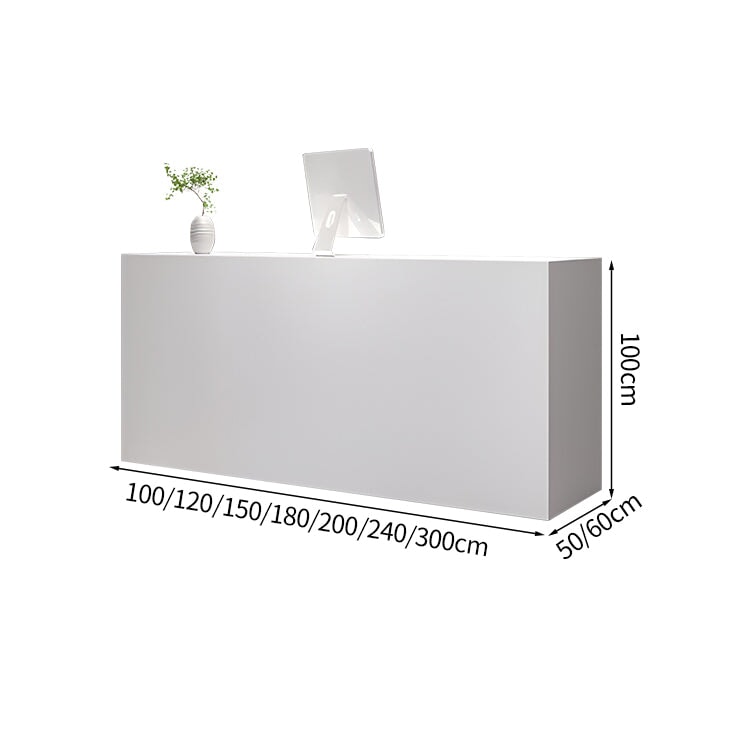 受付カウンター レジカウンター カウンターデスク カウンター キャビネット 引き出し付き キーボードトレイ付き ブラック ホワイト カスタマイズ可能