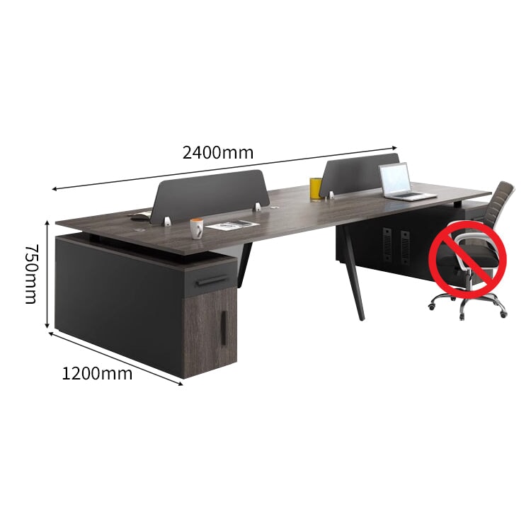 集中力向上 トップパネル キャビネット 引き出し 扉付き収納 スチール脚 デスク ワークデスク オフィス用 落ち着き シンプル ウォールナット カスタマイズ可能 BGZ-C052