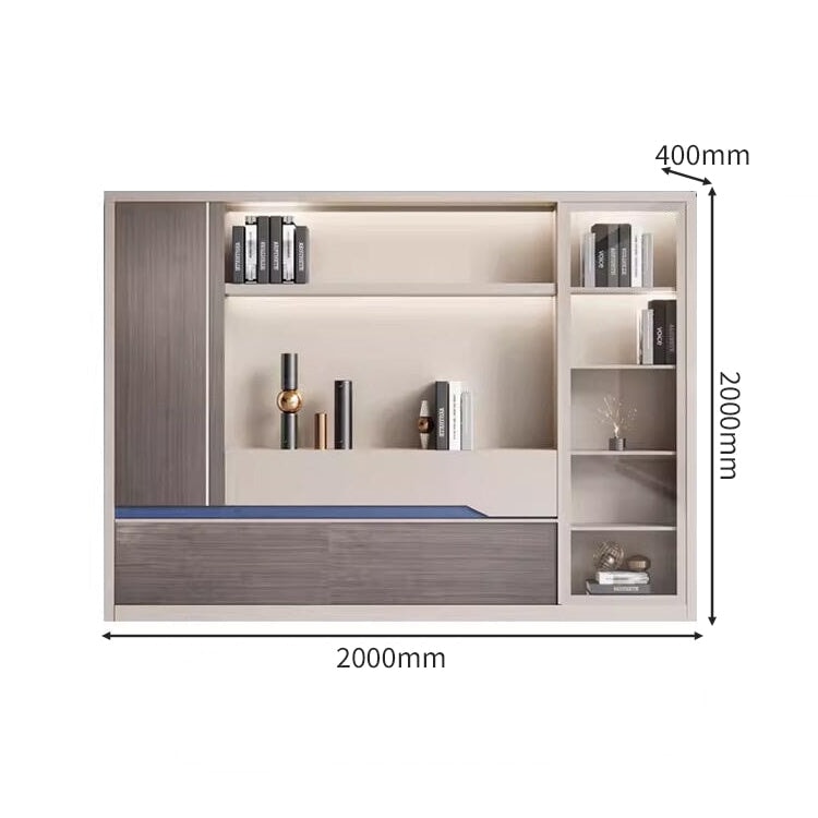 分厚い天板 R仕上げ 大容量 キャビネット 幅広 幕板 デスク エグゼクティブ 執務デスク 木目調 重厚感 落ち着き LBZ-C110 chickagu