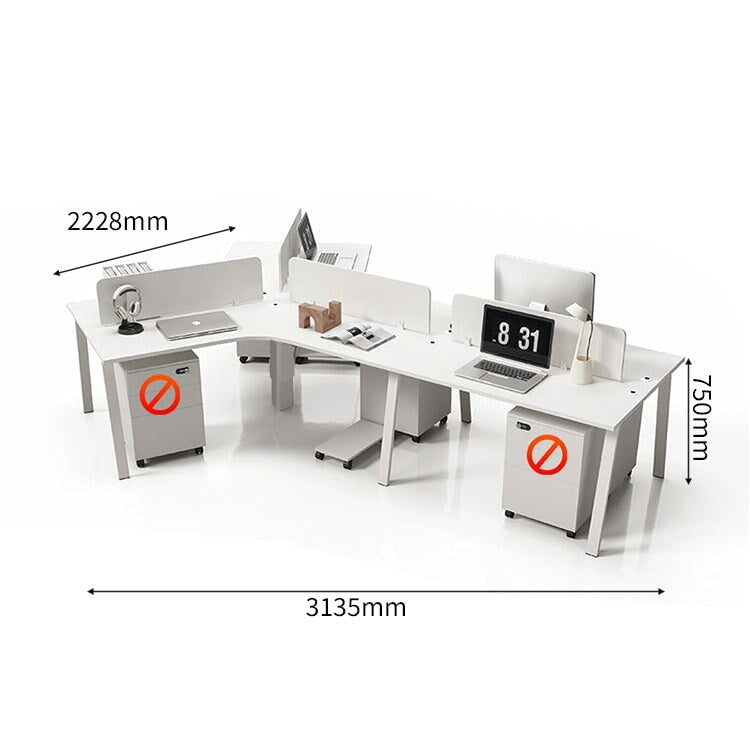 ダイヤル錠 トップパネル キャスター スチール脚 ロック付き 配線穴キャップ エコ板材 オフィスデスク デスク ワークデスク シンプル ホワイト カスタマイズ可能 BGZ-C070