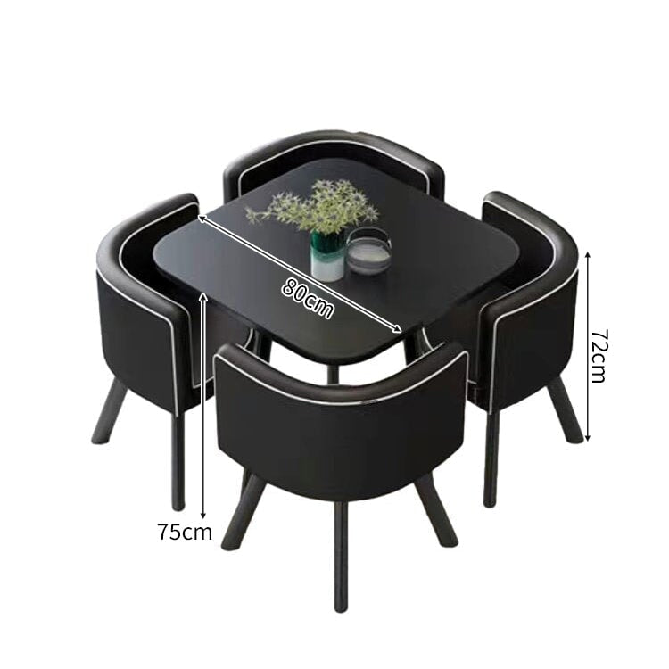 スチールフレーム 高耐荷重 安定性 R仕上げ コットンリネン 通気性 テーブル チェア セット 応接用 シンプル 簡素 カスタマイズ可能 JDZH-A408 chickagu