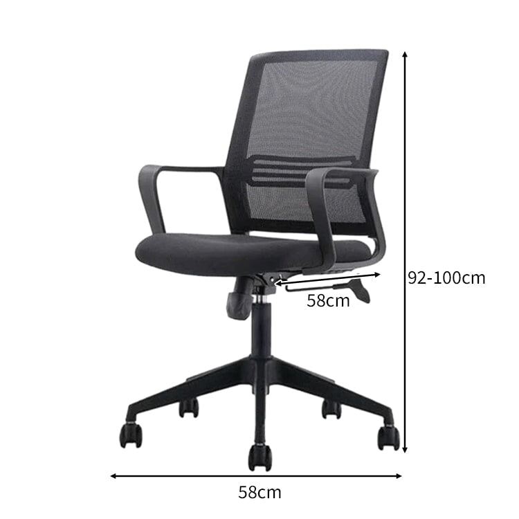 リクライニング 昇降回転式 五本脚ベース/ループ脚 メッシュ ウレタン チェア オフィスチェア 柔らか 快適 シンプル モダン BGY-C003 chickagu