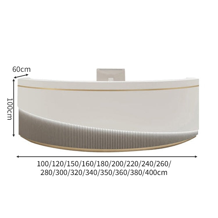 シンプル モダン ミニマリズム 受付カウンター LED 大容量収納スペース カスタマイズ可能 JDT-C058 chickagu