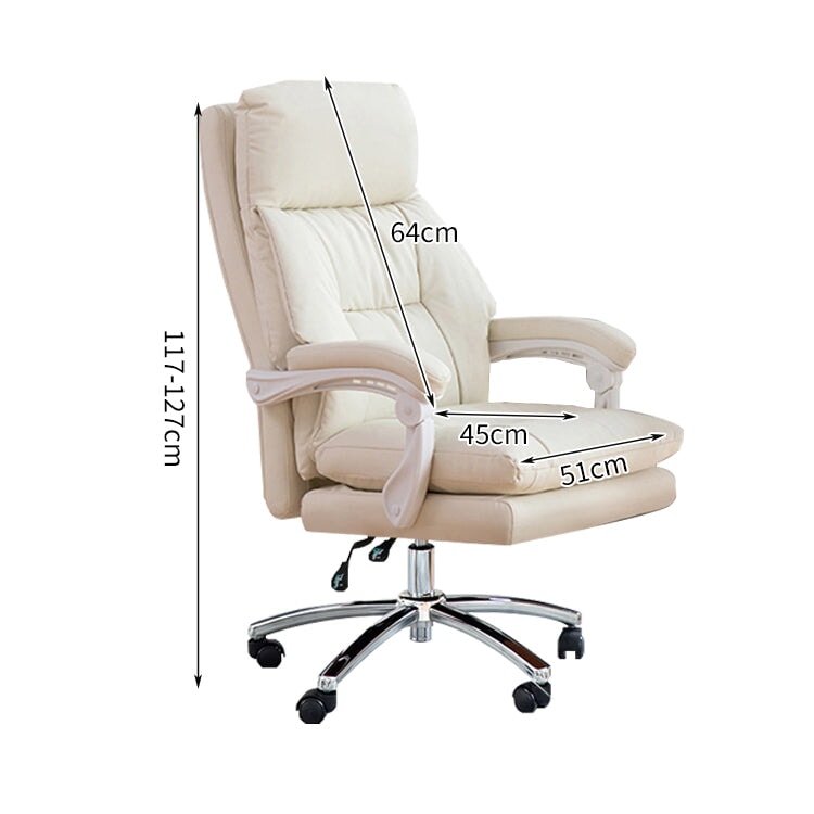 昇降回転式 リクライニング 二重クッション PUレザー チェア オフィスチェア シリコンフィル 高反発ウレタン 柔らか 快適 心地よい BGY-C007 chickagu