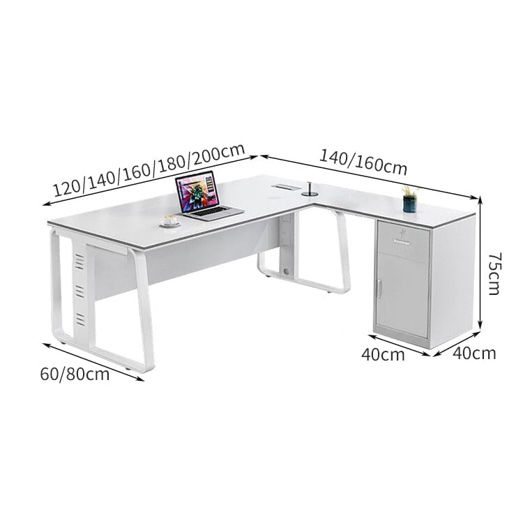 配線ボックス 幕板 金属フレーム 安定性 ゆとり キャビネット 錠付き デスク 役員デスク エグゼクティブ シンプル 洗練 モダン カスタマイズ可能 LBZ-C092 chickagu