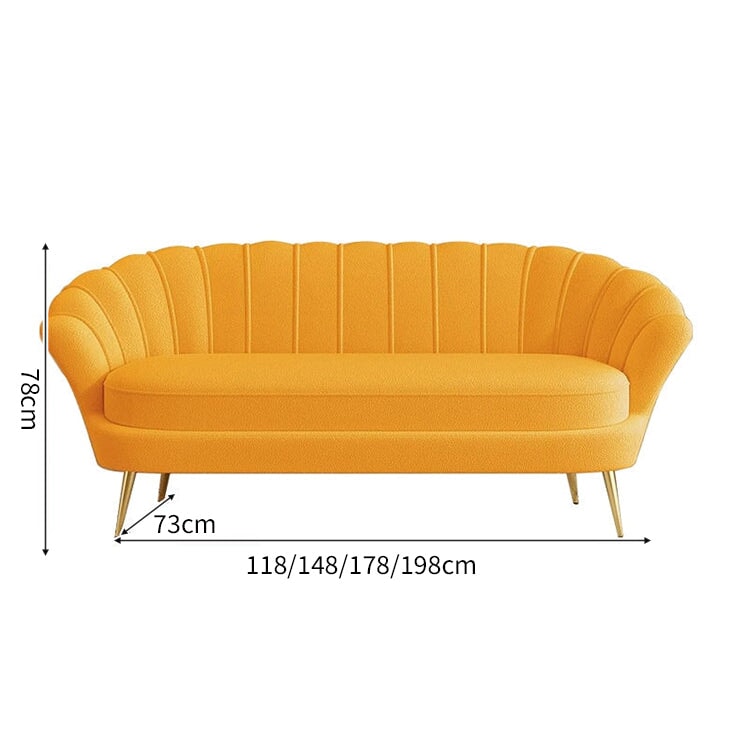 シェルパ生地 モコモコ 高反発ウレタン 広い座面 金属脚 耐荷重 応接ソファ ソファ 二人掛け 三人掛け 柔らか 弾力性 快適 ホワイト カスタマイズ可能 JDSF-C021 chickagu