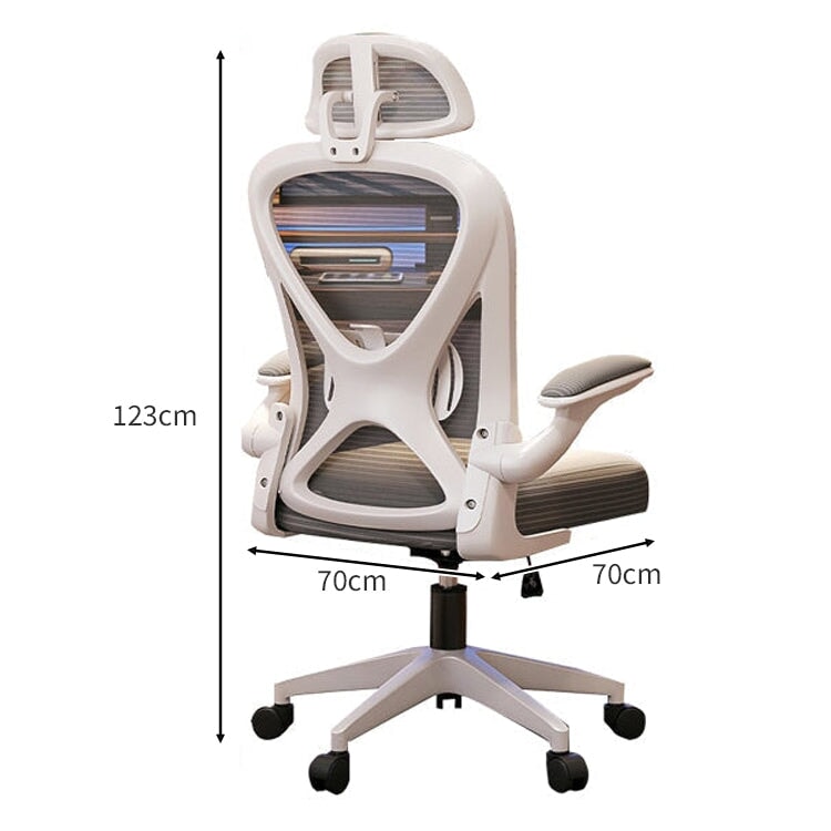 調節可能のランバーサポート メッシュ生地 高密度ウレタンフォーム ワークチェア チェア オフィスチェア パソコンチェア 人間工学 シンプル ブラック BGY-C026 chickagu