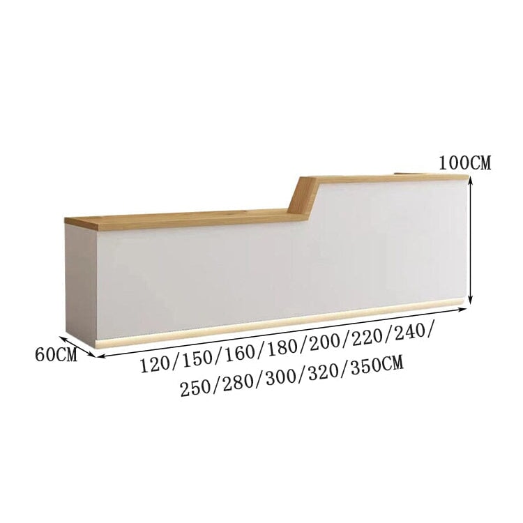 大容量収納 引き出し付き シンプル モダン 木目調 受付カウンター 受付台 エントランス受付 ハイカウンタ オフィス受付 ブラック カスタマイズ可能 JDT-C037