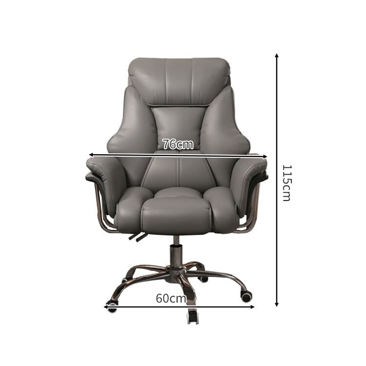 エルゴノミクスデザイン リクライニング機能付き PUレザー ワークチェア チェア オフィスチェア パソコンチェア 人間工学 ボリューム感 高級感 BGY-C027 chickagu