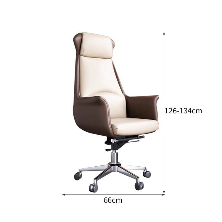 カウレザー リクライニング ボリューム感 高反発ウレタン 弾力性 チェア オフィスチェア ふくよか 快適 シンプルモダン 上質 BGY-C042 CHICKAGU