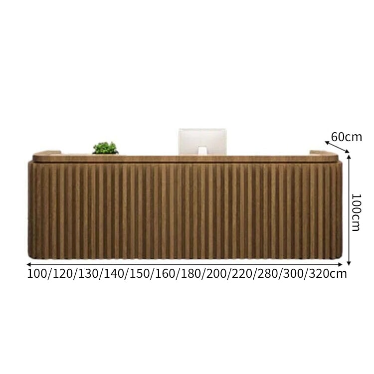 オープン収納 引き出し付き R加工 扉付きキャビネット 受付カウンター オフィス受付 エントランス受付 レジカウンター ブラック カスタマイズ可能 JDT-C021 CHICKAGU