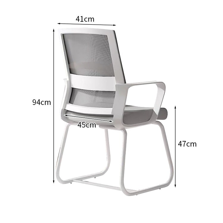 人間工学 フィット感 ループ脚 安定性 耐荷重 高密度ウレタン 柔らか オフィスチュエア チェア 椅子 シンプル ミニマル ホワイト ブラック BGY-K-042