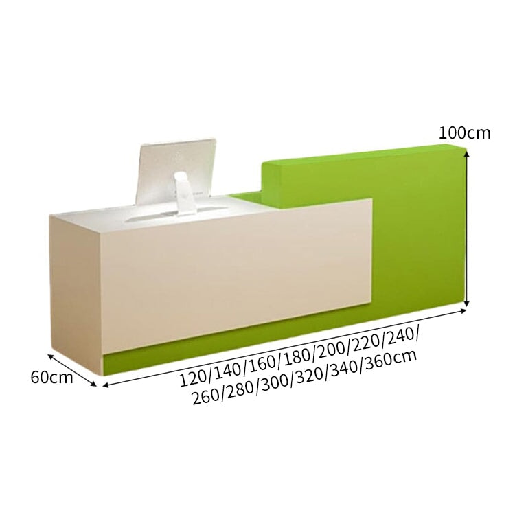 大容量収納 店舗用 受付カウンター カウンタテーブル 受付台 オフィス受付 エントランス受付 ホワイト カスタマイズ可能 JDT-C024 CHICKAGU
