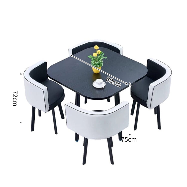 スチールフレーム 高耐荷重 安定性 R仕上げ コットンリネン 通気性 テーブル チェア セット 応接用 シンプル 簡素 カスタマイズ可能 JDZH-A408 chickagu