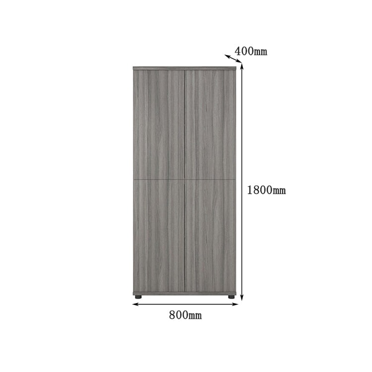 オフィスキャビネット ディスプレイラック 本棚 キャビネット 収納ラック 収納ボックス 扉付き 4段 木目調 カスタマイズ可能 chickagu