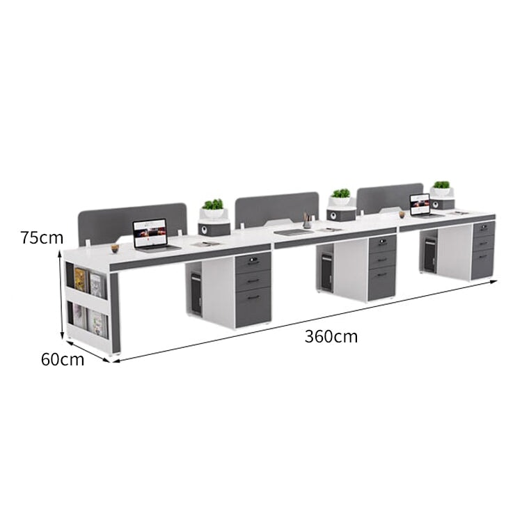 トップパネル 厚い天板 配線孔キャップ キャビネット 大容量 PC収納 デスク オフィスデスク ワークデスク シンプル 洗練 機能的 ホワイト カスタマイズ可能 BGZ-C026