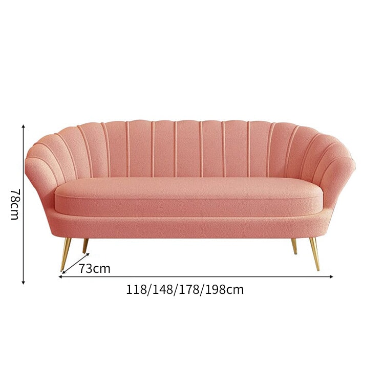 シェルパ生地 モコモコ 高反発ウレタン 広い座面 金属脚 耐荷重 応接ソファ ソファ 二人掛け 三人掛け 柔らか 弾力性 快適 ホワイト カスタマイズ可能 JDSF-C021 chickagu