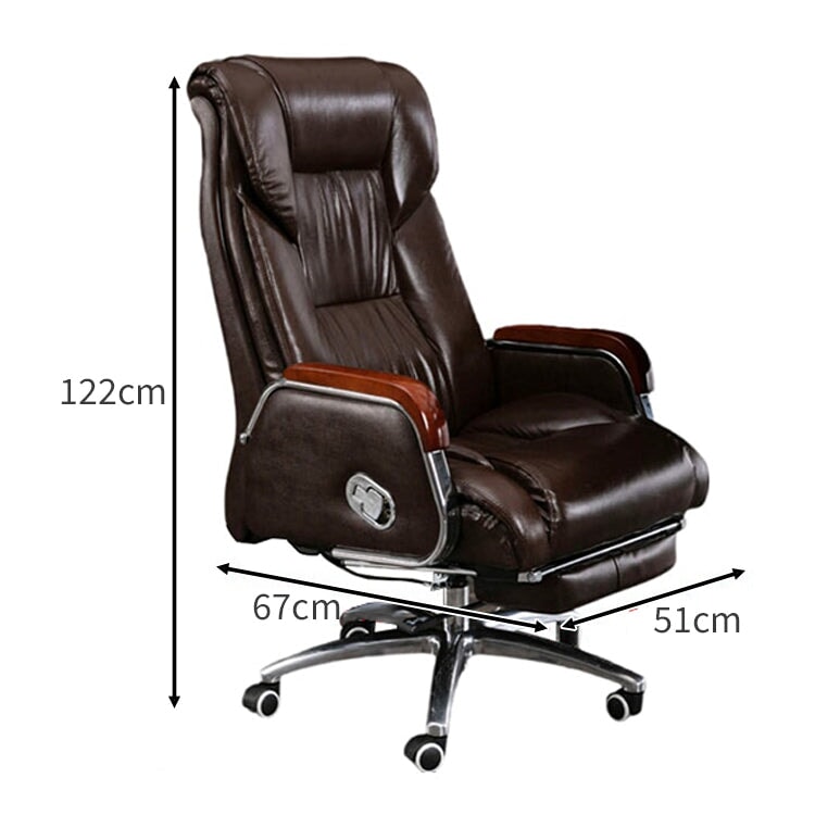 リクライニング 二重クッション アームレスト カウレザー ふくよか ボリューム感 チェア オフィスチェア エグゼクティブ 快適 心地よい 上質 BGY-C019