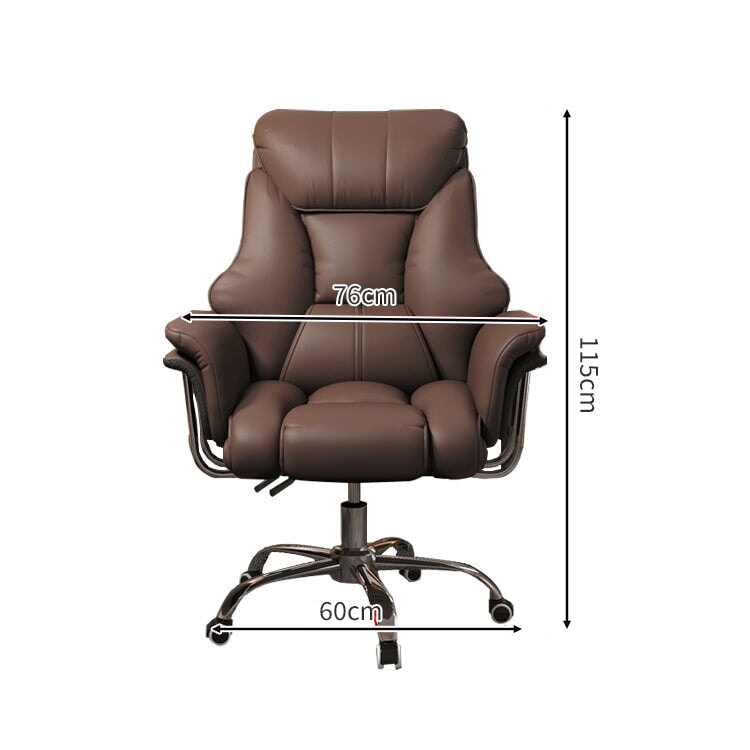 エルゴノミクスデザイン リクライニング機能付き PUレザー ワークチェア チェア オフィスチェア パソコンチェア 人間工学 ボリューム感 高級感 BGY-C027 chickagu