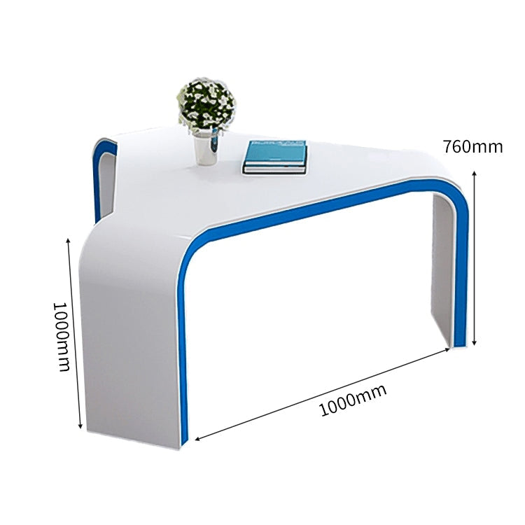 三角構造 分厚い板材 重厚感 安定感 鏡面仕上げ ピン角なし 会議テーブル ミーティング 打ち合わせ モダン デザイン性 おしゃれ ホワイト カスタマイズ可能 HYZ-C051 chickagu