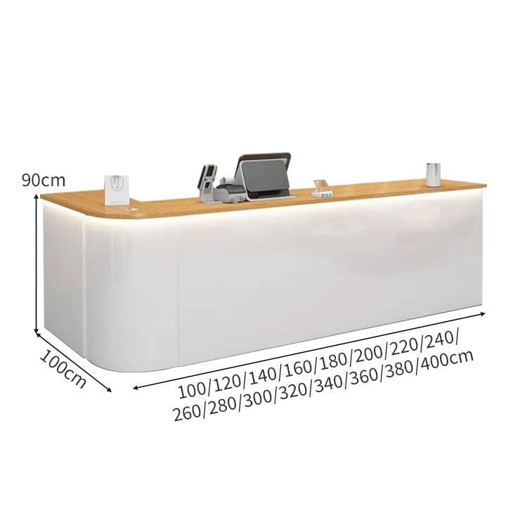 LEDライト 鏡面仕上げ マーブル柄 R仕上げ 大容量収納 カウンター 受付カウンター レジ台 応接用 おしゃれ 機能的 上質 カスタマイズ可能 JDT-A401 chickagu