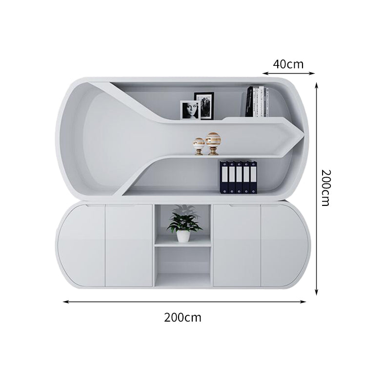 鏡面仕上げ ツヤ R仕上げ 丸み 配線ボックス 引き出し デスク エグゼクティブ 執務デスク 高級感 上質 おしゃれ ホワイト ブラック LBZ-C022