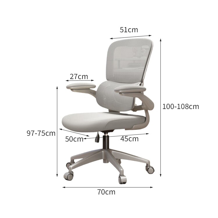 ヘッドレスト ランバーサポート フィットする リクライニング 高反発ウレタン 柔らか チェア オフィスチェア 作業用 ミニマル 簡素 心地よい BGY-C010 chickagu