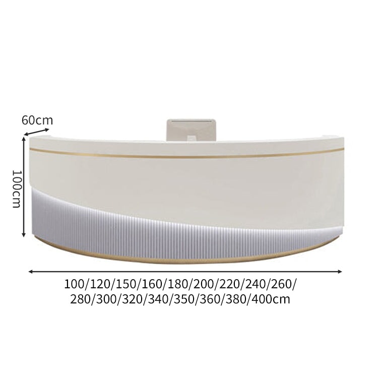 シンプル モダン ミニマリズム 受付カウンター LED 大容量収納スペース カスタマイズ可能 JDT-C058 chickagu