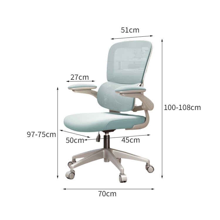 ヘッドレスト ランバーサポート フィットする リクライニング 高反発ウレタン 柔らか チェア オフィスチェア 作業用 ミニマル 簡素 心地よい BGY-C010 chickagu