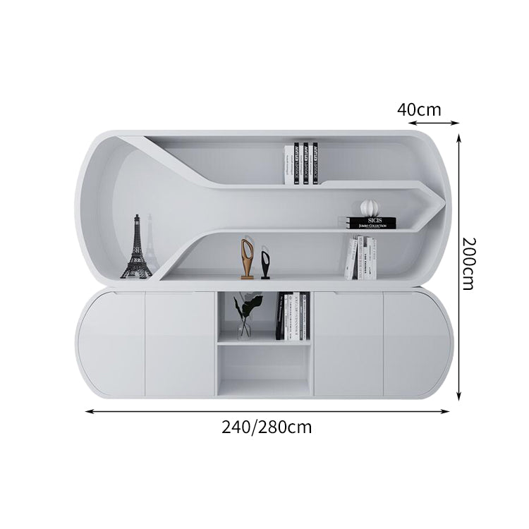 鏡面仕上げ ツヤ R仕上げ 丸み 配線ボックス 引き出し デスク エグゼクティブ 執務デスク 高級感 上質 おしゃれ ホワイト ブラック LBZ-C022