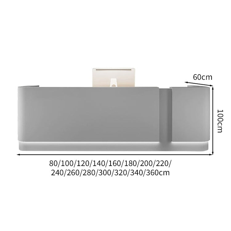 広い天板 上部天板 収納 錠付き引き出し 扉付き収納 多目的 エコ板材 安全無臭 カウンター 受付台 受付カウンター やさしい 穏やか カスタマイズ可能 JDT-C073