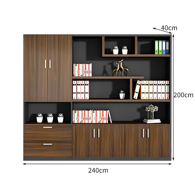 オープン式収納 扉付き 引き出し 取っ手 蝶番 物干し竿 収納キャビネット キャビネット 収納 ワードローブ 機能的 使い勝手 実用 CWG-C082