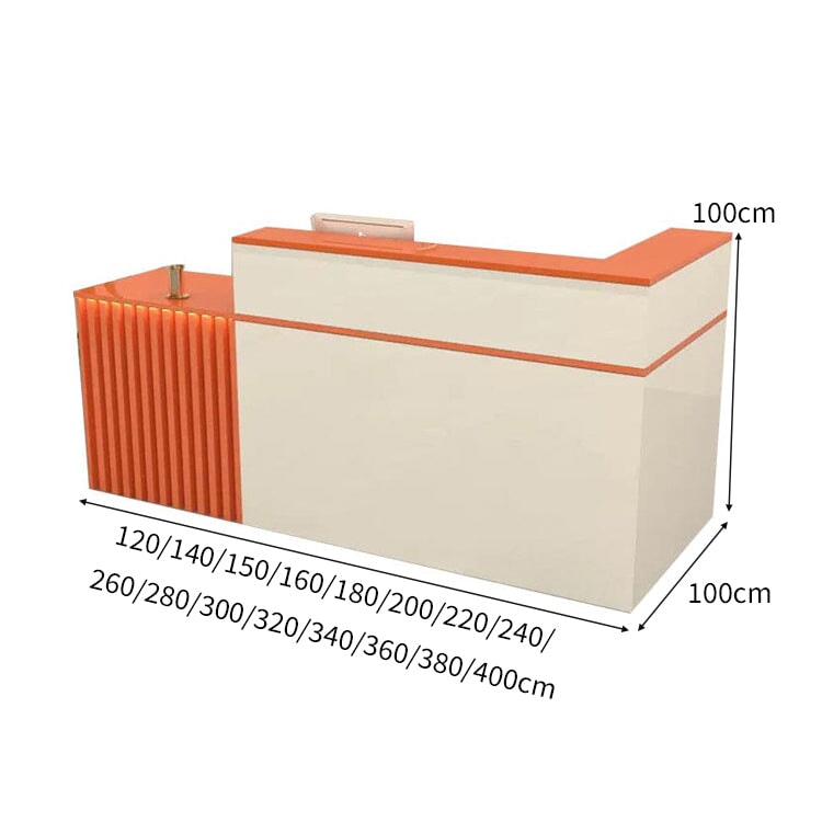 錠付き引き出し 扉付き収納 大容量 上部天板 バイカラー スリット入り レジ台 受付台 カウンター 受付カウンター 上質 おしゃれ 実用的 カスタマイズ可能 JDT-C049 chickagu