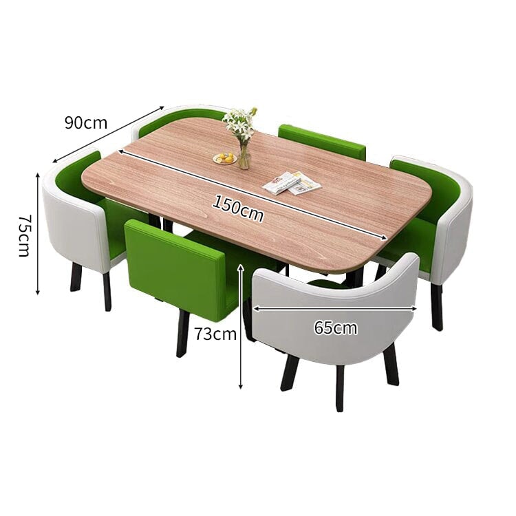 R仕上げ アイアン脚 PUレザー エコ板材 打ち合わせ 商談 応接セット リビングチェア 応接チェア 椅子 オフィスセット おしゃれ カスタマイズ可能 JDZH-A409 chickagu