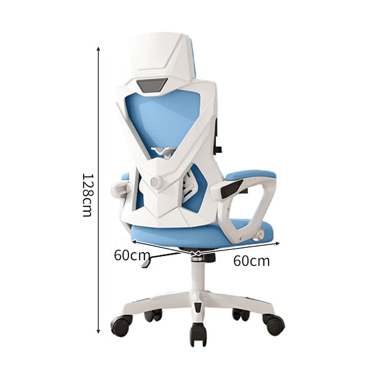 メッシュ生地 調整可能 フットレスト付き ワークチェア チェア パソコンチェア オフィスチェア 人間工学 エルゴノミクスデザイン シンプル グレー BGY-C023 chickagu