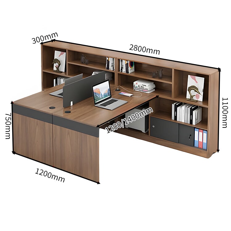 多段式収納棚 トップパネル 配線穴キャップ デスク オフィスデスク デスク 木目調 機能性 組み合わせ 使い勝手 BGZ-C012 chickagu