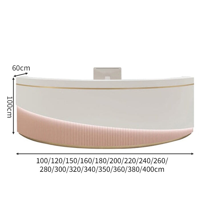 シンプル モダン ミニマリズム 受付カウンター LED 大容量収納スペース カスタマイズ可能 JDT-C058 chickagu