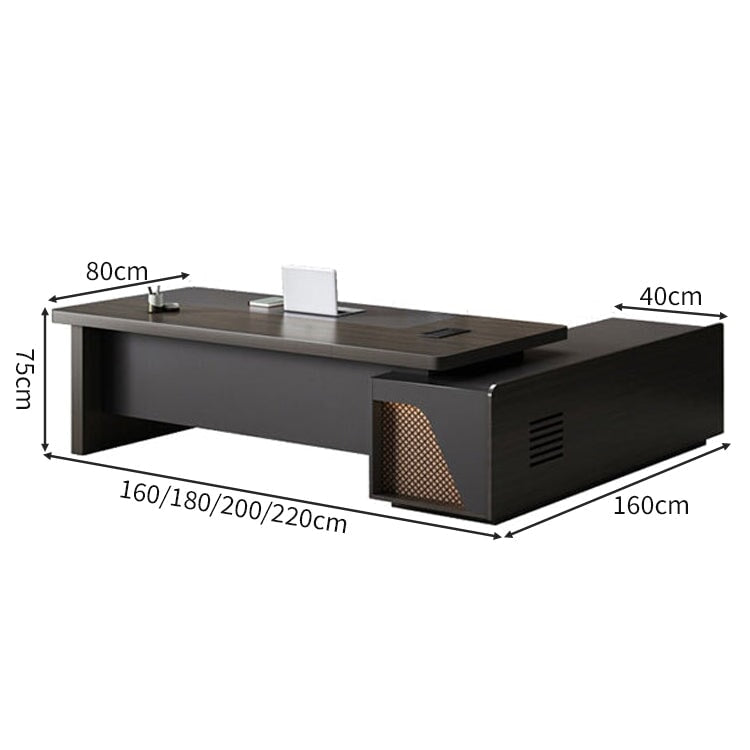 ダブルサイドキャビネット 大容量 幅広 R仕上げ ダイヤル錠 通気孔 デスク エグゼクティブ 役員デスク 落ち着き 木目調 機能的 上質 カスタマイズ可能 LBZ-C037 chickagu