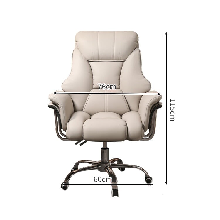 エルゴノミクスデザイン リクライニング機能付き PUレザー ワークチェア チェア オフィスチェア パソコンチェア 人間工学 ボリューム感 高級感 BGY-C027 chickagu