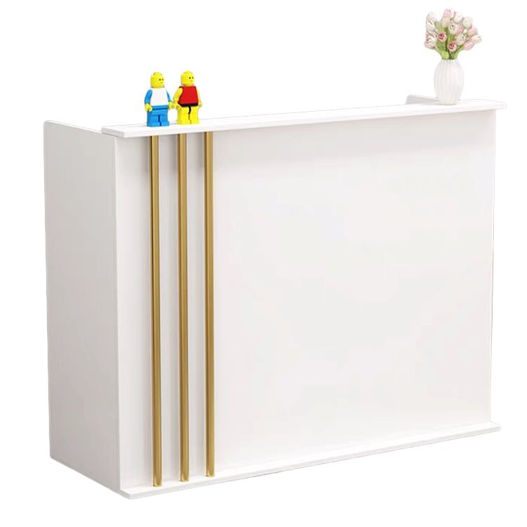 受付カウンター 受付台 エントランス受付 カウンター レジカウンター オフィス受付 メラミン化粧板 大容量収納 ロック付き キャビネット付き マーブル模様 アーバン モダン JDT-461