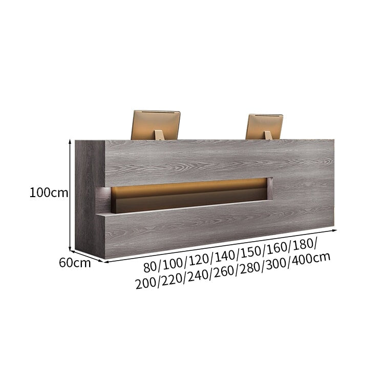 エコ板材 LEDライト 上部天板 収納力 大容量 木目調 バイカラー カウンター 受付カウンター レジ台 ナチュラル 穏やか ナチュラル ホワイト カスタマイズ可能 JDT-K-014    kaguyasu