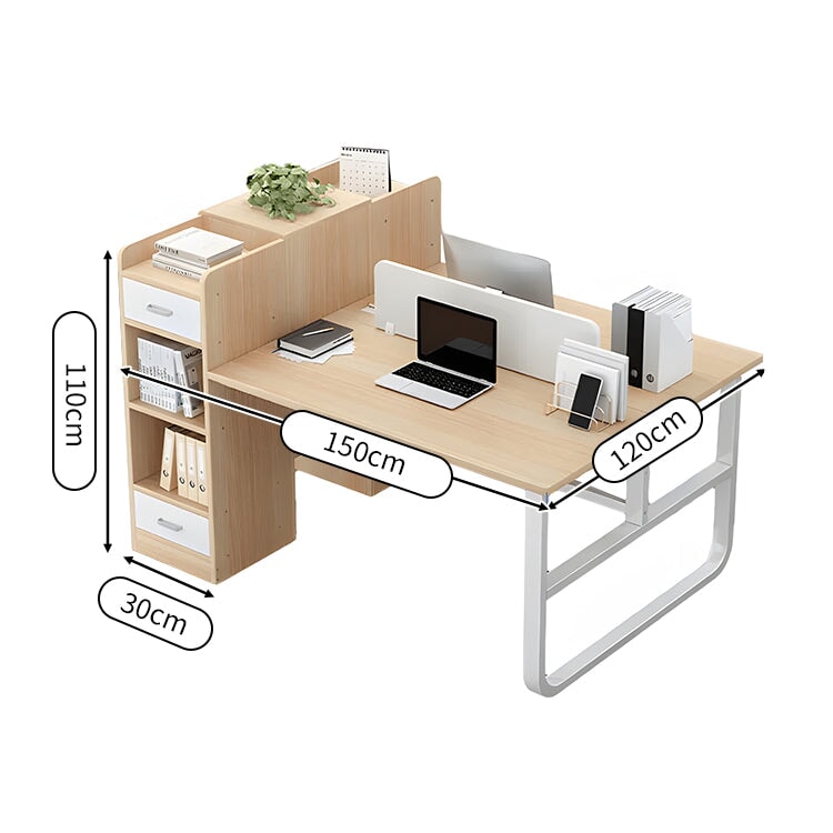 木目調 ナチュラル 収納 キャビネット 引き出し R仕上げ デスク オフィスデスク スチールフレーム エコ板材 配線穴キャップ シンプル 機能的 BGZ-C010 chickagu